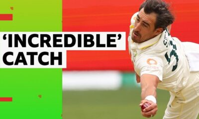 The Ashes 2025: day two - Australia's Mitchell Starc takes diving catch to dismiss England's Zak Crawley