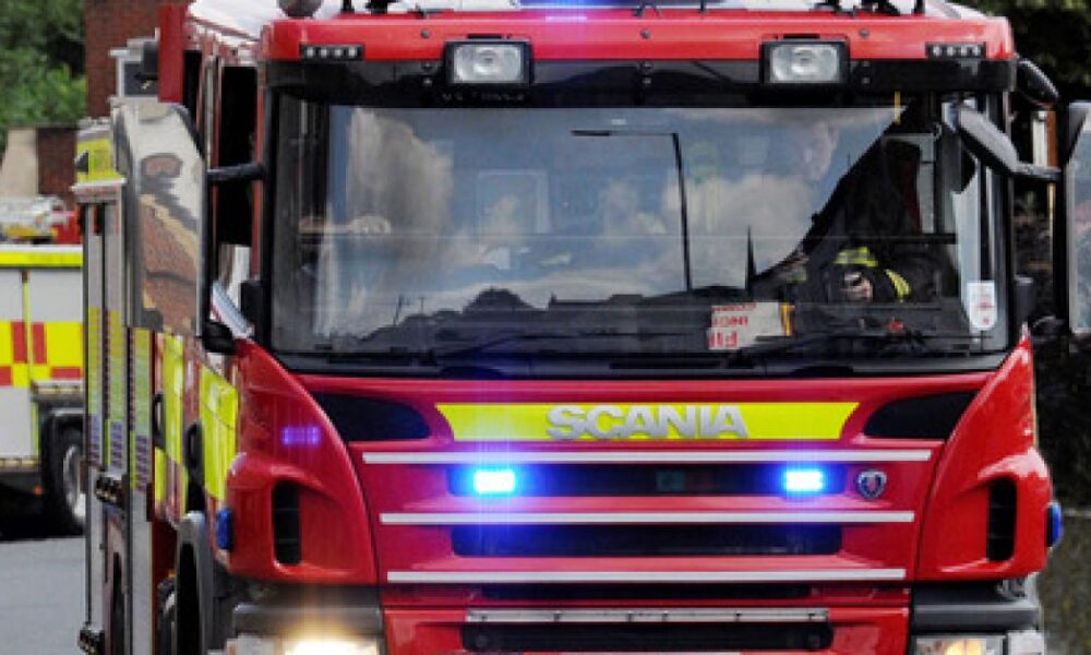 Tractor destroyed by fire in York village