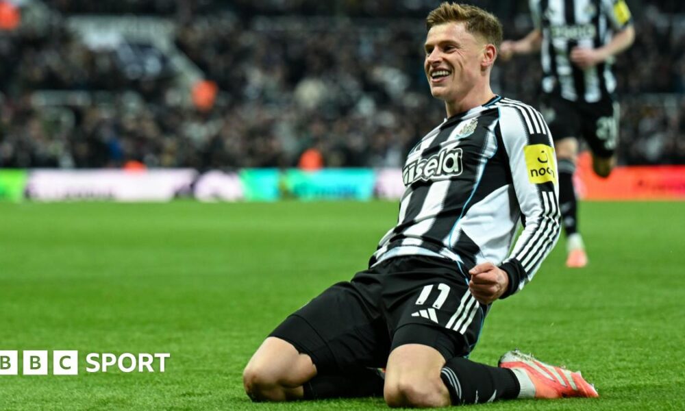 Graphic detailing Harvey Barnes stat