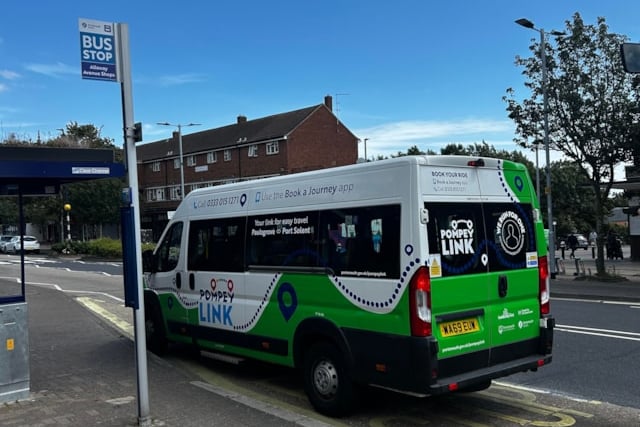 "Vital" Pompey Link on-demand bus service from Paulsgrove to Port Solent gets a year extension