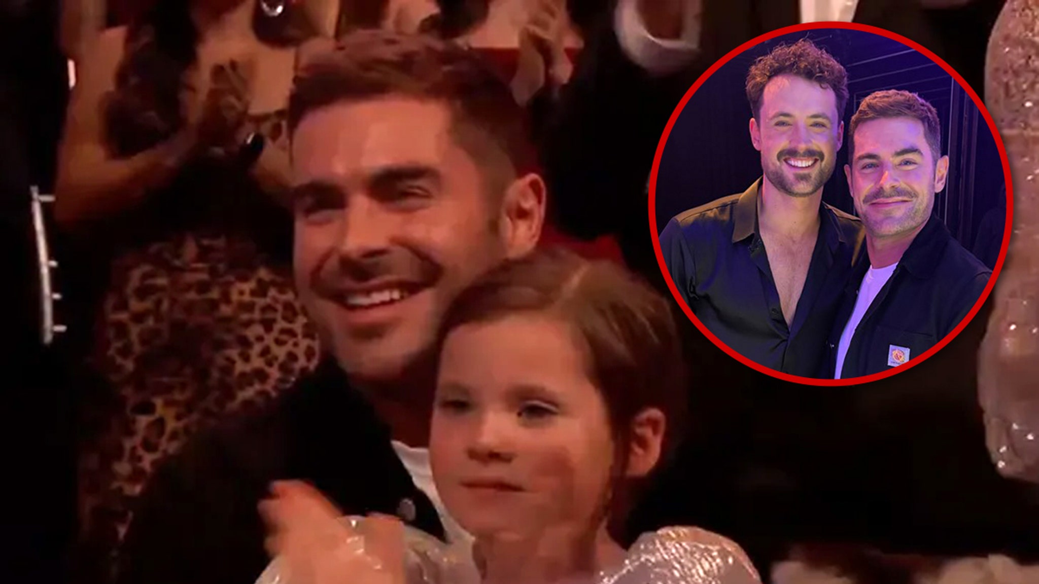 Zac Efron Supports Brother Dylan at 'Dancing with the Stars'