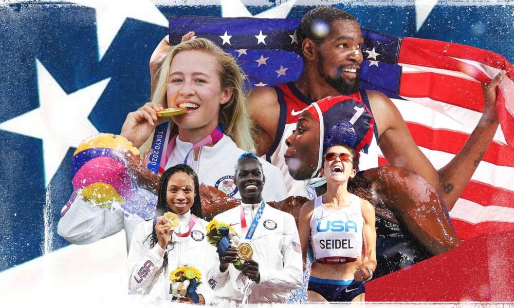 Allyson Felix breaks Carl Lewis' record, USA women win water polo gold on Day 15