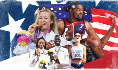 Allyson Felix breaks Carl Lewis' record, USA women win water polo gold on Day 15