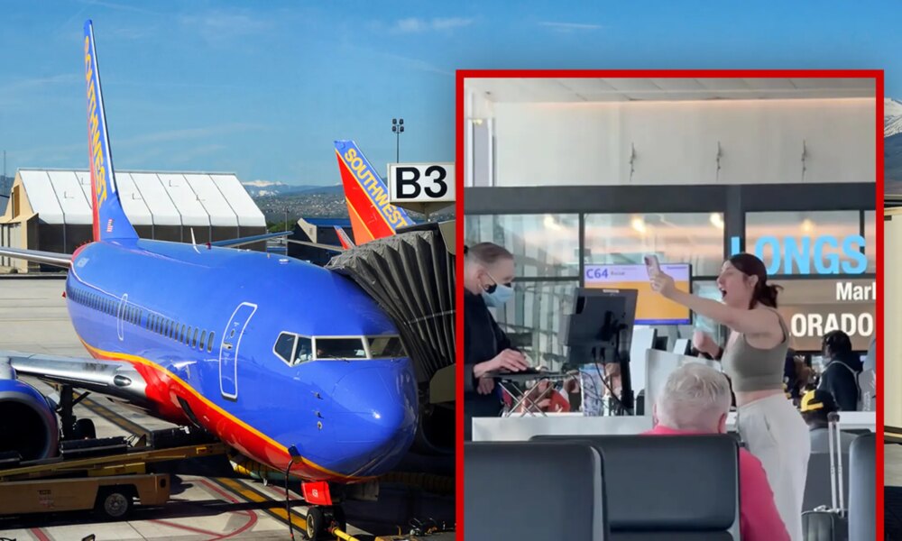 Southwest Airlines Passenger Has Meltdown After Flight Overbooked