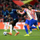 MADRID, SPAIN - NOVEMBER 26: Ange-Yoan Bonny of Internazionale is challenged by Jose Maria Gimenez of Atletico de Madrid during the UEFA Champions League 2025/26 League Phase MD5 match between Atletico de Madrid and FC Internazionale Milano at Estadio Metropolitano on November 26, 2025 in Madrid, Spain. (Photo by David Ramos/Getty Images)