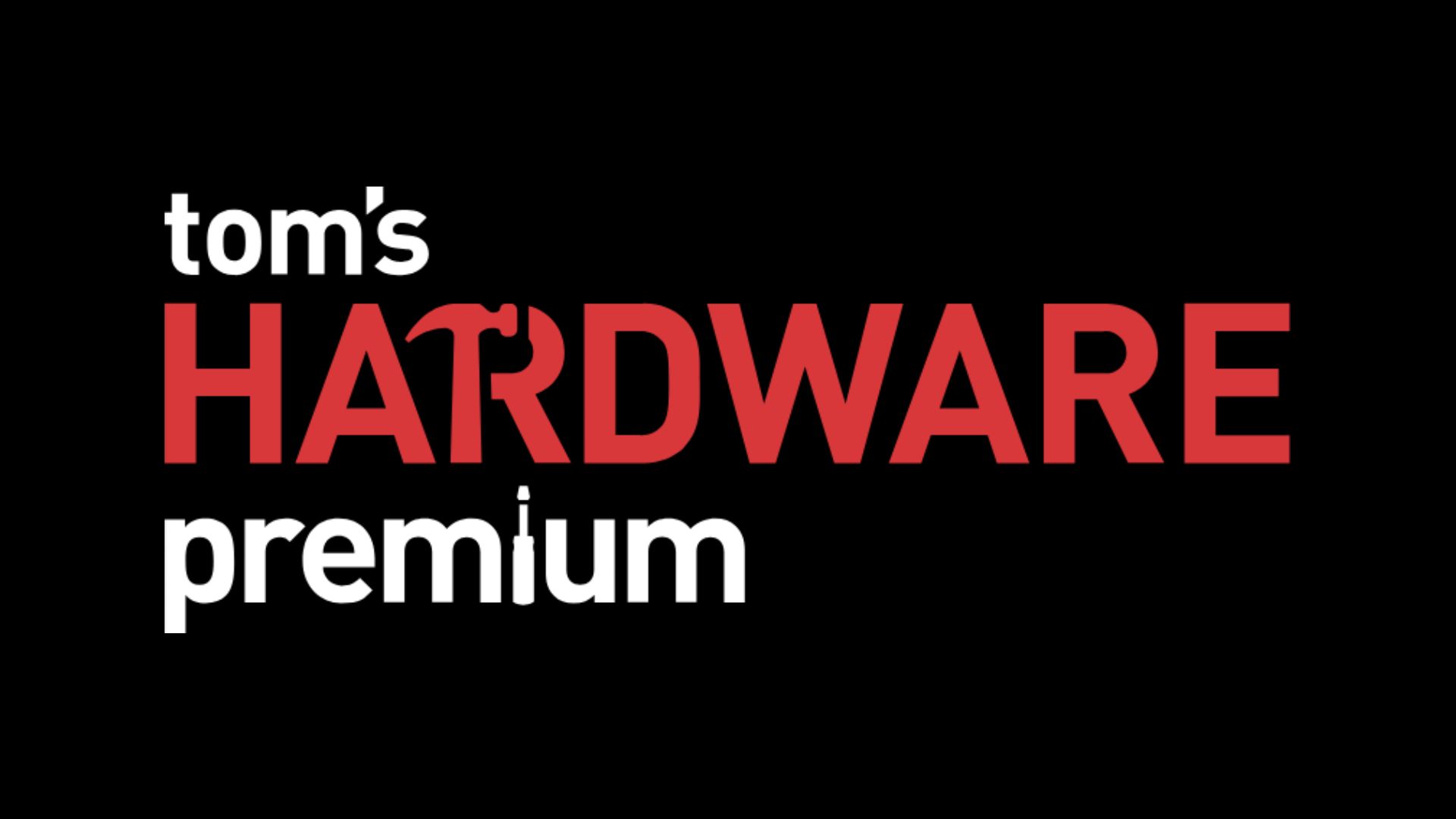 Tom's Hardware Premium logo on black background.