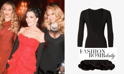 Beyonce Stuns in a Black Fendi Look alongside Tina Knowles in a Crimson Valdrin Sahiti Gown for Kris Jenner's 70th Birthday