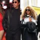 Beyonce and Jay-Z Attend Formula 1 Las Vegas Grand Prix in Ferrari Red Leather and Racing-Inspired Louis Vuitton