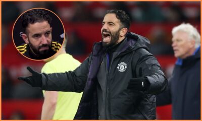 Ruben Amorim reacts to Man United