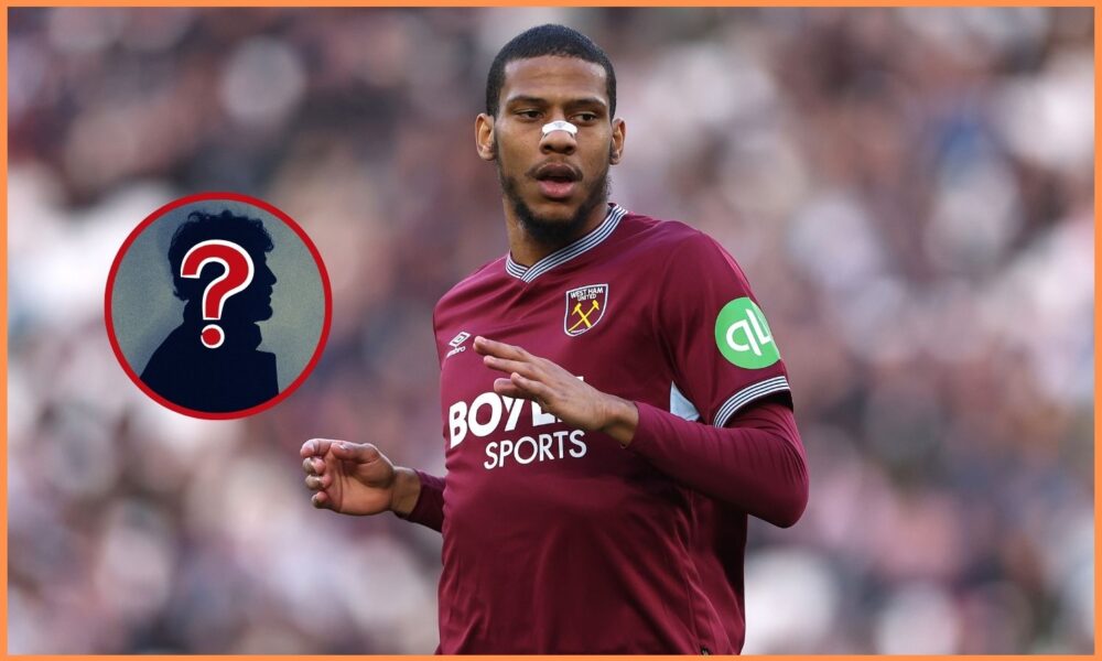 Jean-Clair Todibo in action for West Ham