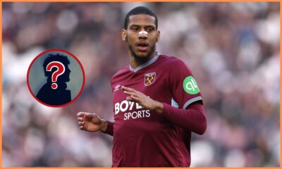 Jean-Clair Todibo in action for West Ham