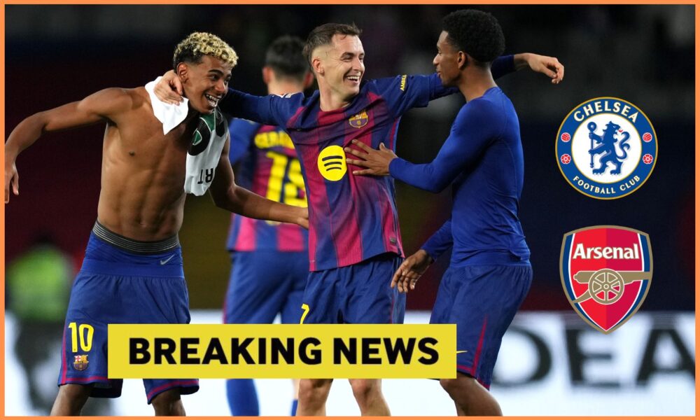 Marc Casado celebrates with his Barcelona teammates