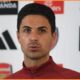 Arsenal manager Mikel Arteta at a press conference