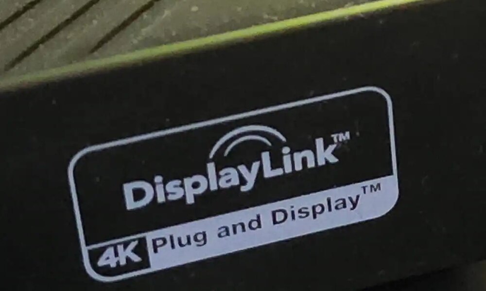 DisplayLink logo closeup