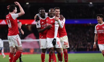 Eze savours 'special day' as hat-trick helps Arsenal take North London bragging rights