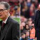 Split image of Liverpool owner John Henry and Arne Slot