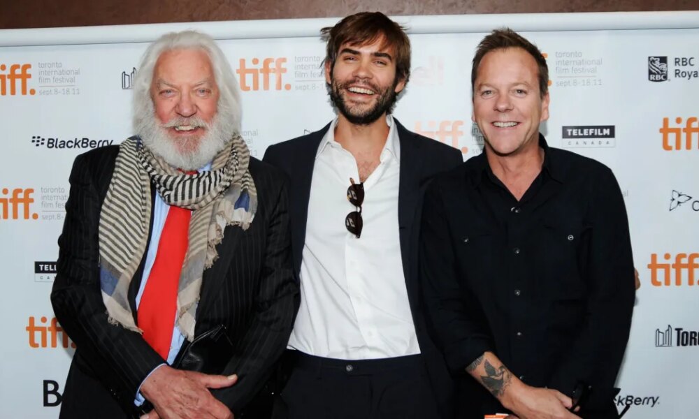 Rossif Sutherland Wishes Dad Donald Played Murder in a Small Town Father