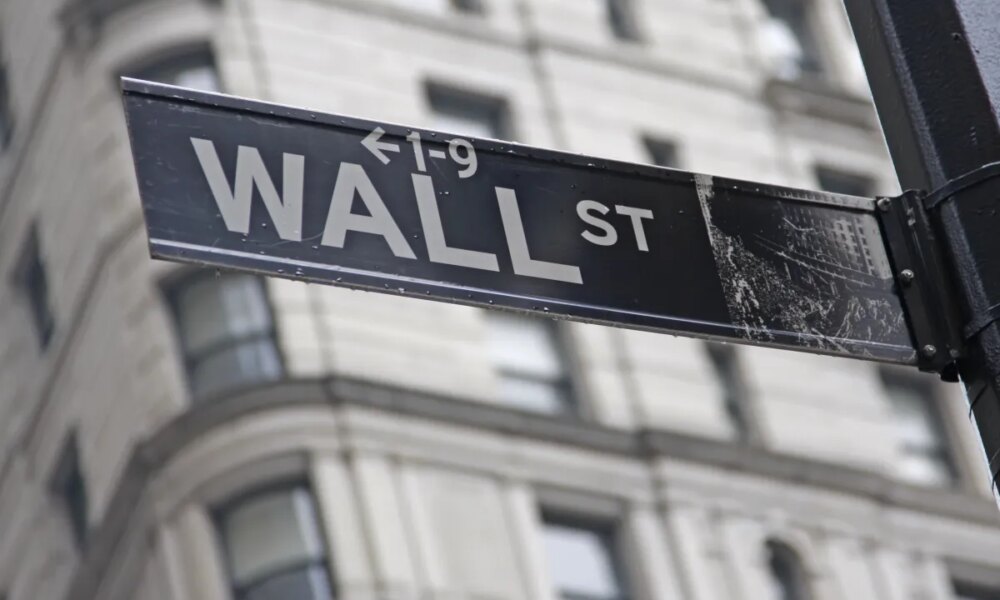 Wall street sign