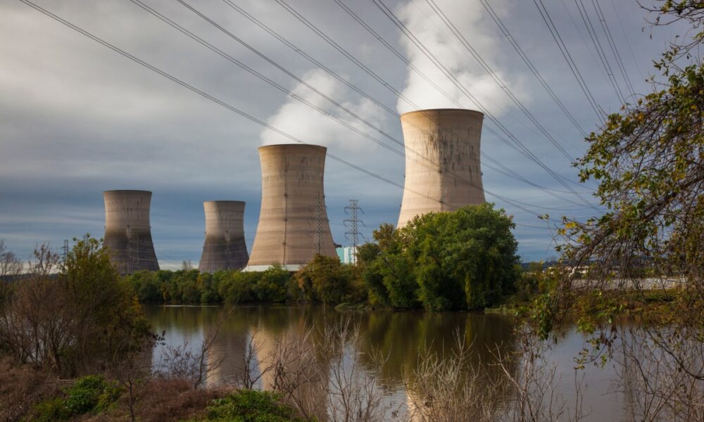 Three Mile Island Nuclear power generating station.
