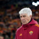 ROME, ITALY - NOVEMBER 27: AS Roma head coach Gian Piero Gasperini looks on during the UEFA Europa League 2025/26 League Phase MD5 match between AS Roma and FC Midtjylland at Stadio Olimpico on November 27, 2025 in Rome, Italy. (Photo by Paolo Bruno/Getty Images)