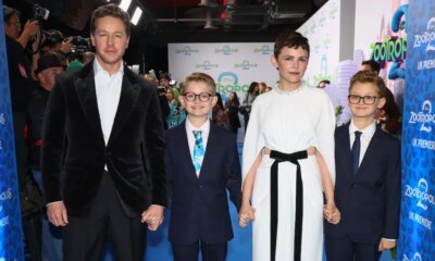 Ginnifer Goodwin and Josh Dallas Bring Sons to Zootopia 2 UK Premiere