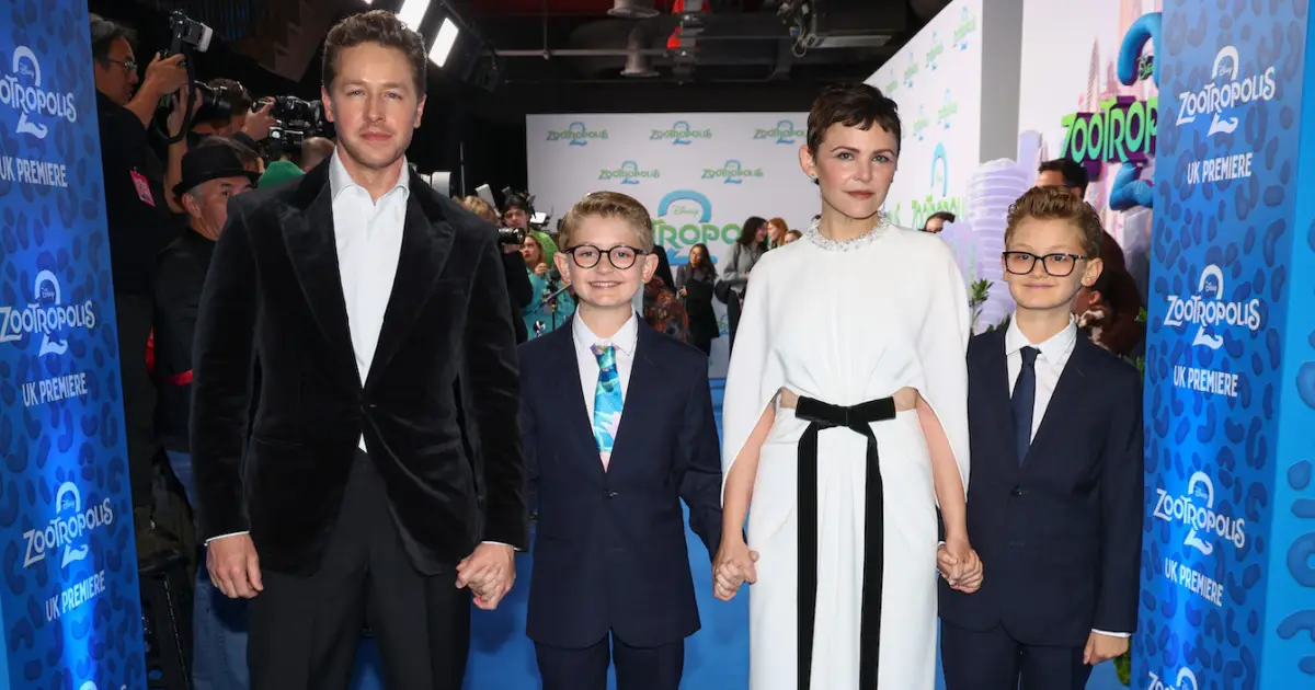 Ginnifer Goodwin and Josh Dallas Bring Sons to Zootopia 2 UK Premiere