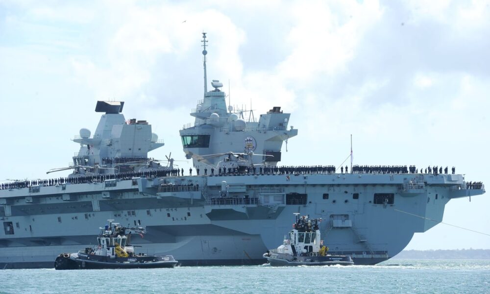 LIVE: HMS Prince of Wales and HMS Dauntless make a glorious return to Portsmouth after Indo-Pacific deployment - timings