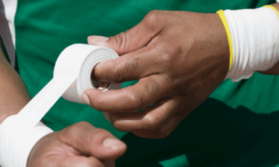 Hand Taping for Shot Putters
