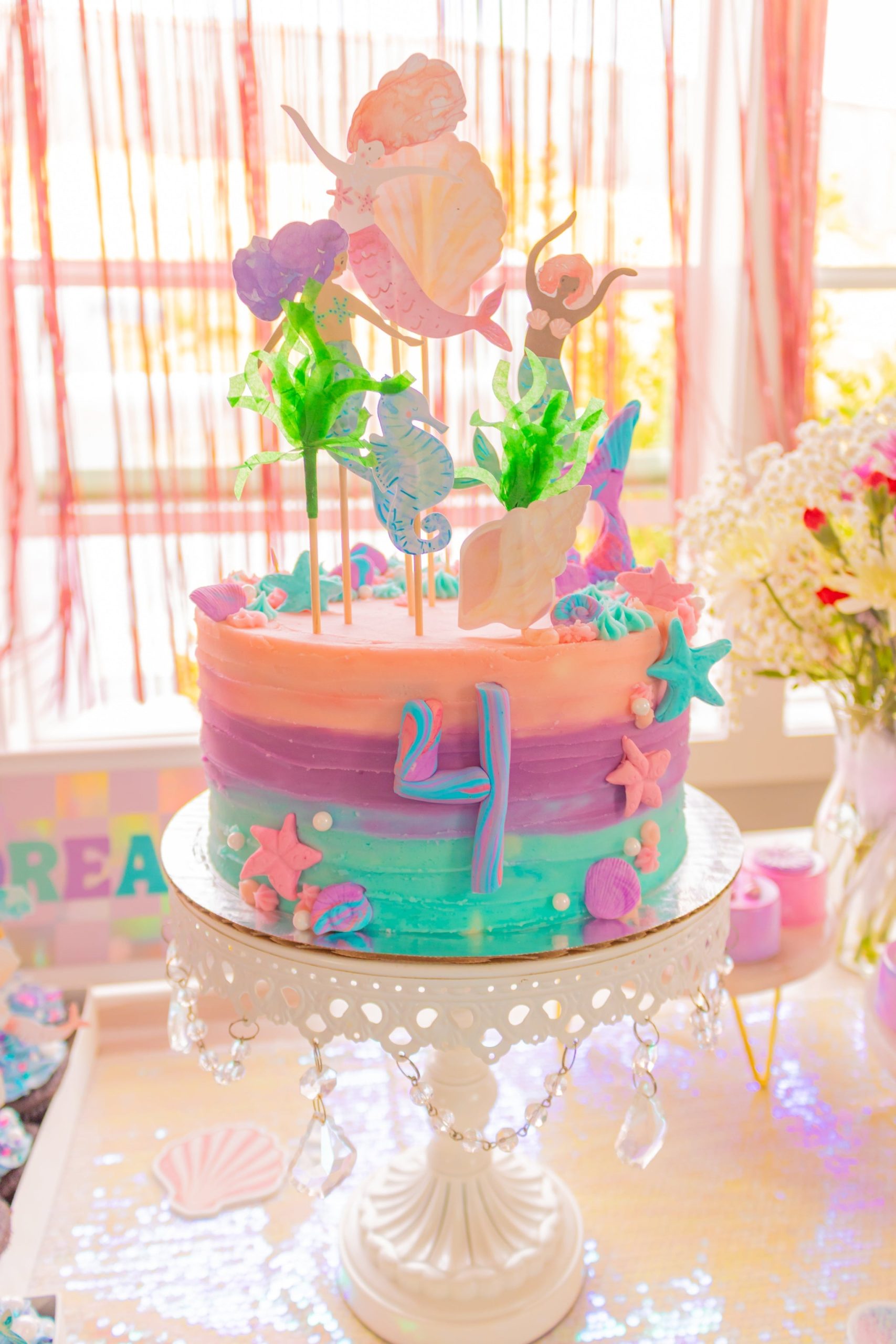 Mermaid Themed Birthday Party