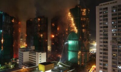 Hong Kong fire kills 44, hundreds missing as police blame ‘grossly negligent’ construction firm