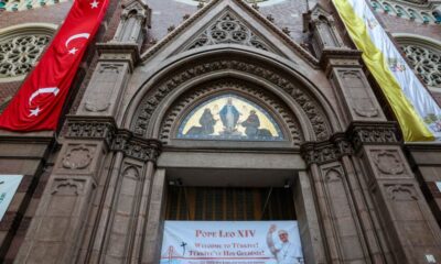 Pope Leo arrives in Turkey on closely watched first overseas trip