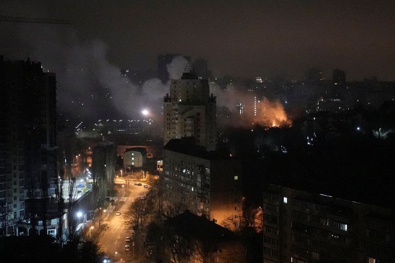 Vast Russian overnight attack on Ukraine kills three, wounds dozens