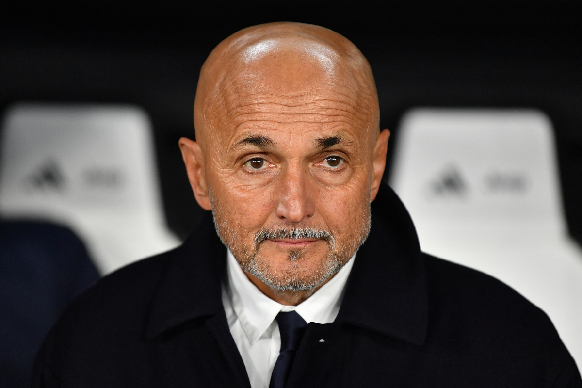 TURIN, ITALY - NOVEMBER 29: Juventus FC head coach Luciano Spalletti looks on during the Serie A match between Juventus FC and Cagliari Calcio at Allianz Stadium on November 29, 2025 in Turin, Italy. (Photo by Valerio Pennicino/Getty Images)