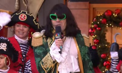 Mr. Fantasy Gyrates on Pirate Float During 2025 Thanksgiving Parade