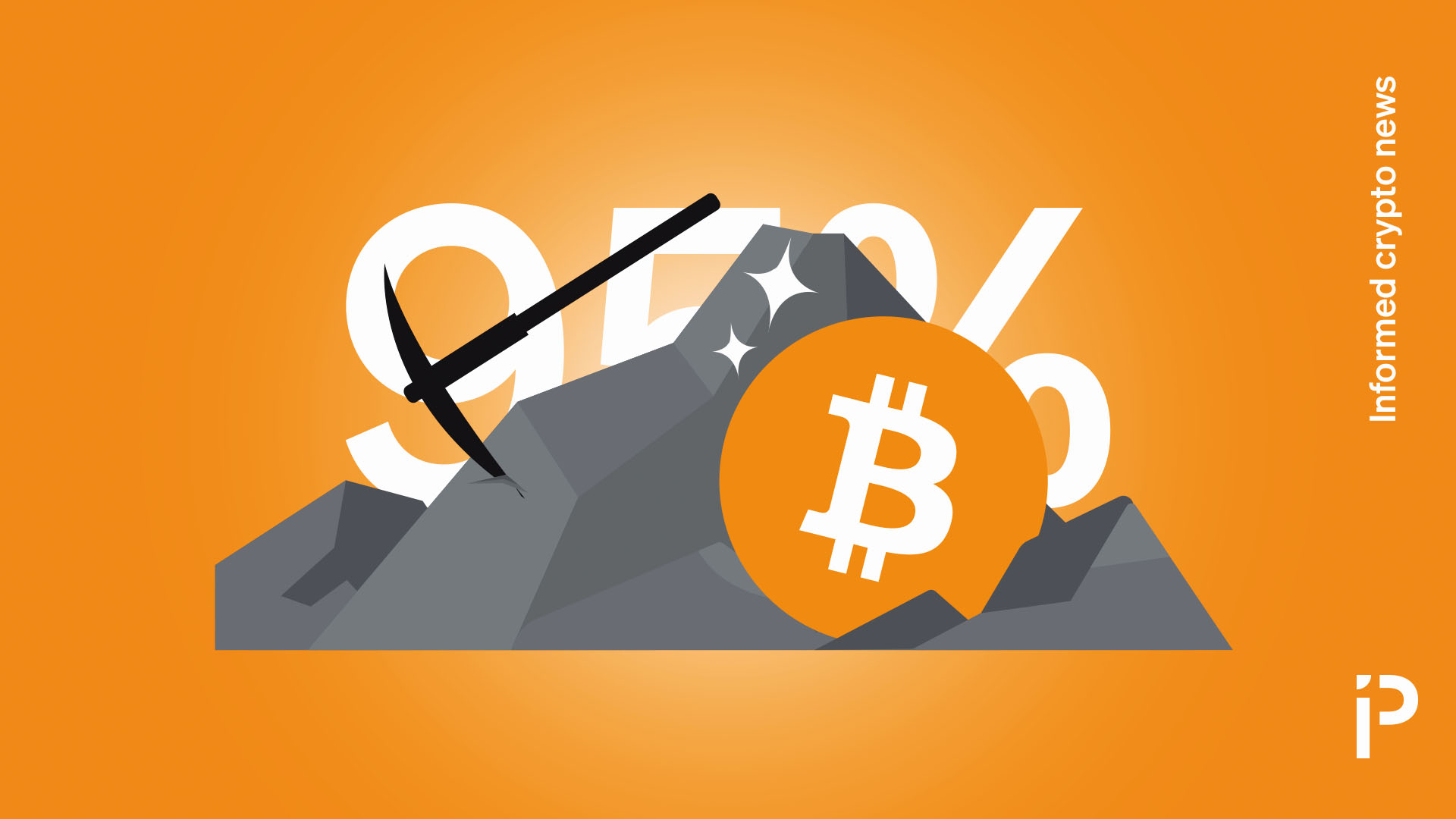 95% of all bitcoin is now mined and circulating