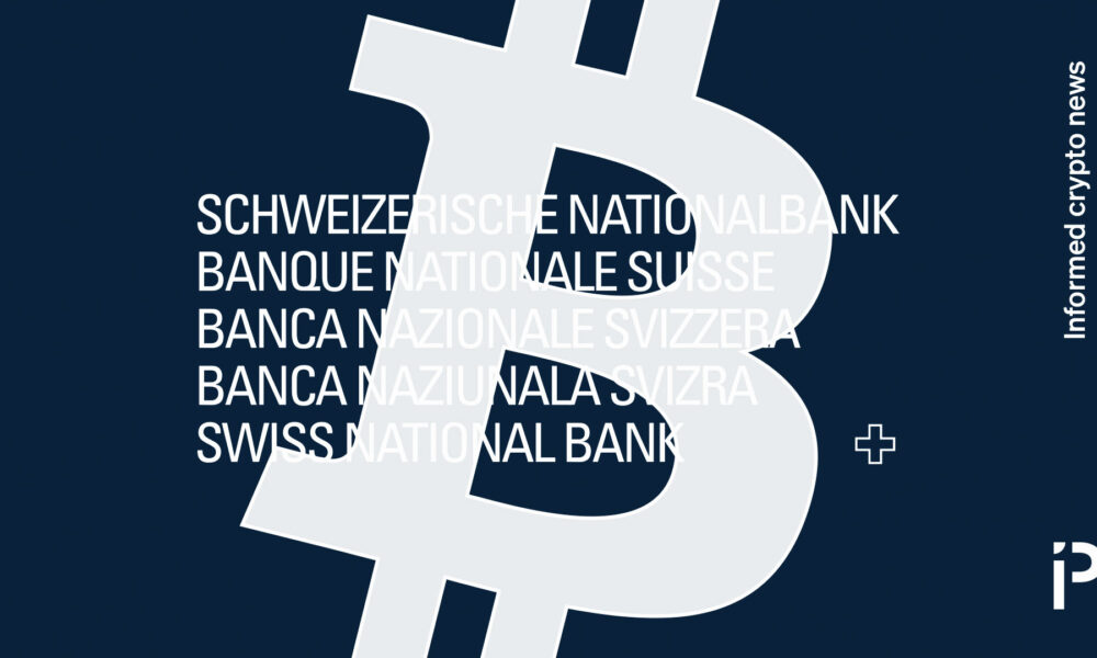 Is the Swiss National Bank cozying up to bitcoin?