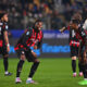 PARMA, ITALY - NOVEMBER 08: Rafael Leao of AC Milan celebrates scoring his team