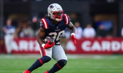 Rhamondre Stevenson Patriots pic