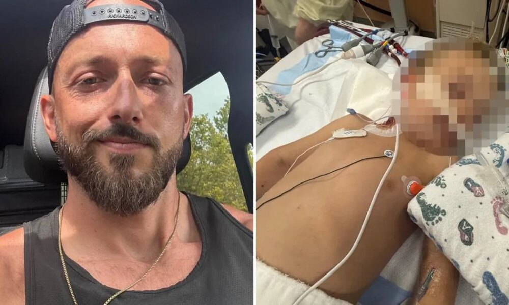 Dad charged with torture over hike that left two children fighting for life | News US