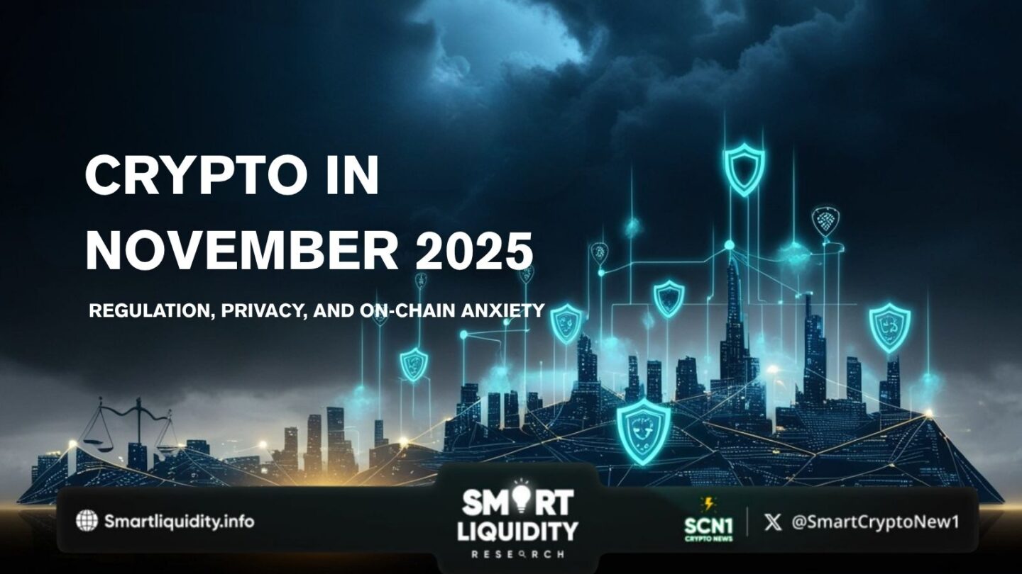 Crypto in November 2025: Regulation, Privacy, and On-Chain Anxiety