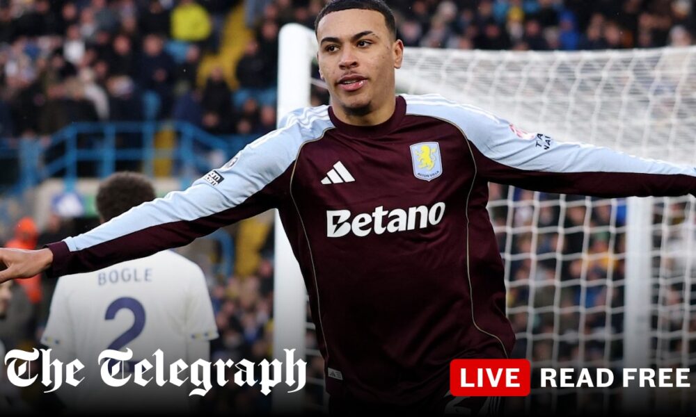 Daniel Farke fighting for Leeds future after Morgan Rogers inspires Aston Villa comeback
