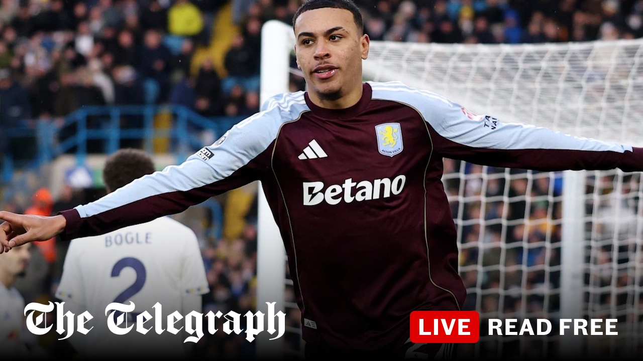 Daniel Farke fighting for Leeds future after Morgan Rogers inspires Aston Villa comeback