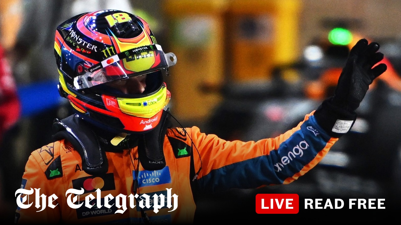 Oscar Piastri takes Qatar GP sprint pole with Lando Norris third