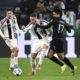 TURIN, ITALY - NOVEMBER 04: Teun Koopmeiners of Juventus is challenged by Francisco Trincao of Sporting CP during the UEFA Champions League 2025/26 League Phase MD4 match between Juventus and Sporting Clube de Portugal at Juventus Stadium on November 04, 2025 in Turin, Italy. (Photo by Stefano Guidi/Getty Images)