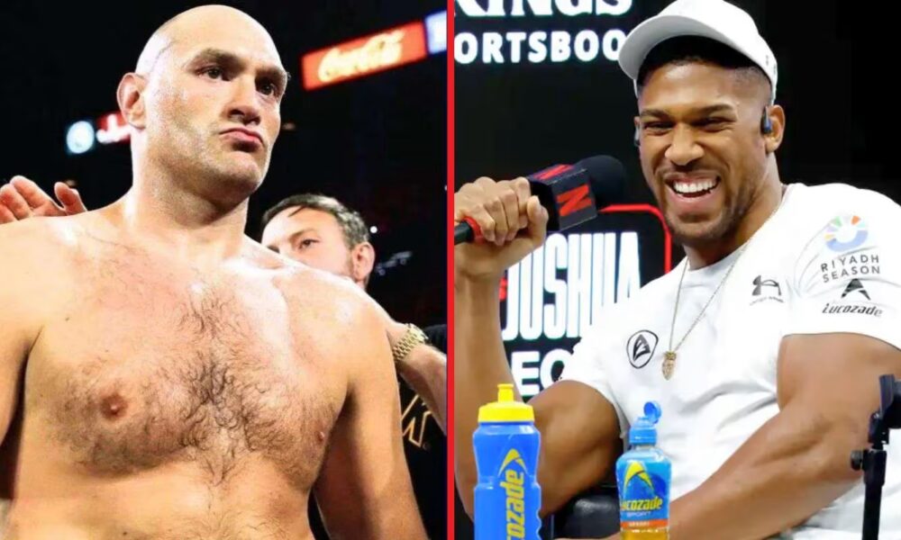 Anthony Joshua takes shot at Tyson Fury when comparing him to Jake Paul