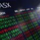 Aussie shares edge lower ahead of US data return