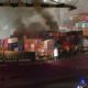 Fire erupts on container ship off Los Angeles