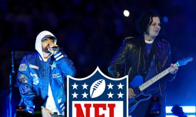 Eminem Makes Surprise Cameo During Jack White's Thanksgiving NFL Halftime Set