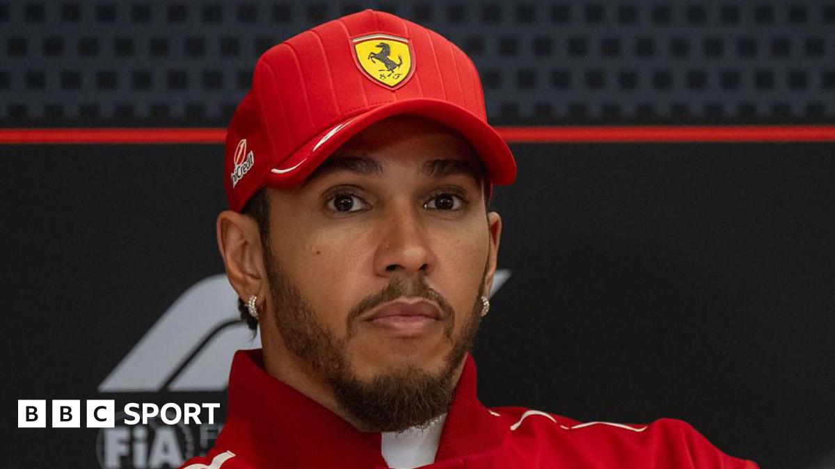 Lewis Hamilton in the press conference in Qatar
