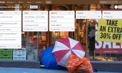 Sample Black Friday Trello board